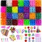 12080+ Loom Bands Kit, Rubber Bands for Bracelet Making Kit, DIY Art Craft Loom Bracelet Kit,2026 Creativity Birthday Gift Ideal Christmas Gifts